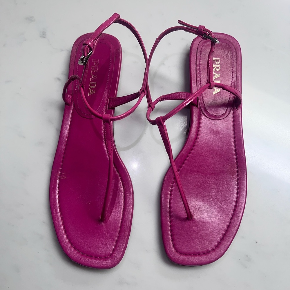Prada sandals pink